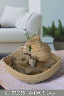 6 인치 Polyresin 실내 폭포 샘 협력 업체