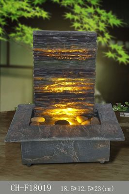 Polyresin 슬레이트 작은 실내 샘 및 폭포 협력 업체