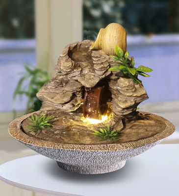 Polyresin 다색 산 실내 탁상 샘 협력 업체