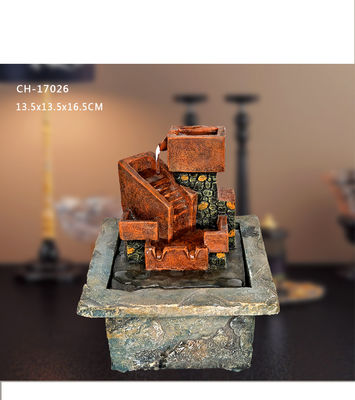 Polyresin 붉은 벽돌 H16.5CM 미국식 샘 탁상 작은 장신구 사무실 장식 선물 수공예 독창성 협력 업체