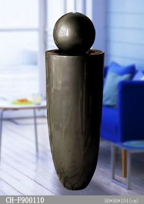 Fiberglass 154cm Led Light Indoor Water Fountain 협력 업체