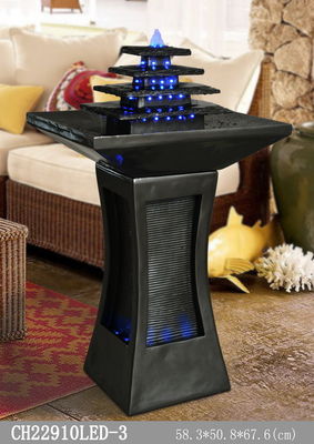 Indoor Fiberglass H91cm Led Light Water Fountain 협력 업체