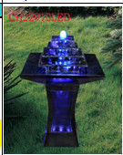 Indoor Fiberglass H91cm Led Light Water Fountain 협력 업체