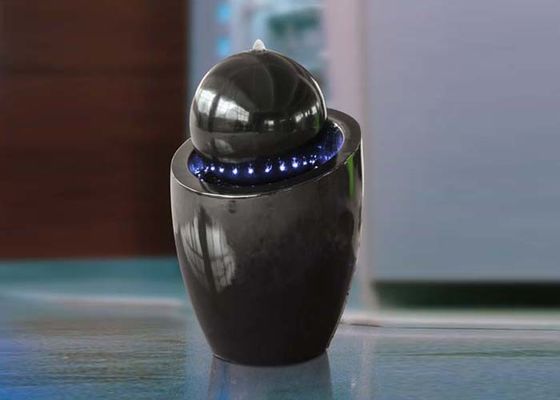 H82cm은 배럴 공 LED 라이트 식수대 마블 효과를 기울였습니다 협력 업체